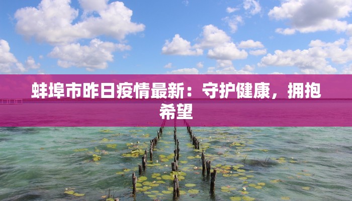 蚌埠市昨日疫情最新：守护健康，拥抱希望