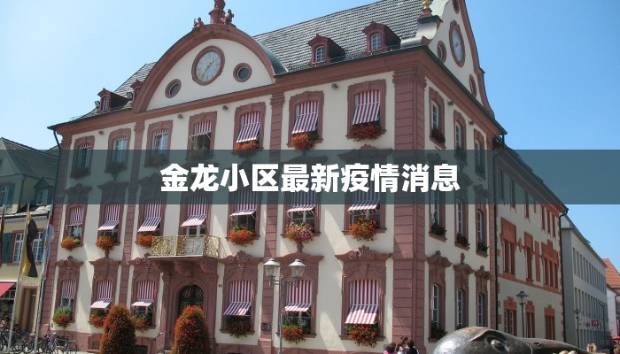 金龙小区最新疫情消息