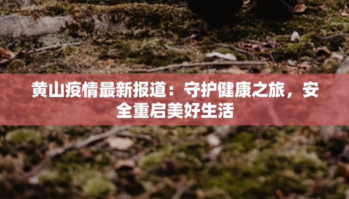黄山疫情最新报道：守护健康之旅，安全重启美好生活